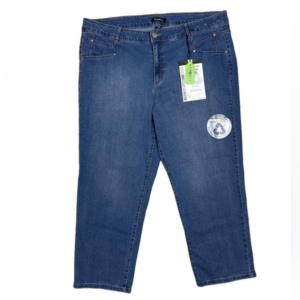 ⭐️ NWT- d.jeans straight-leg ankle blue jeans- size 20W